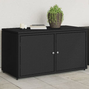 Garden Storage Cabinet Black