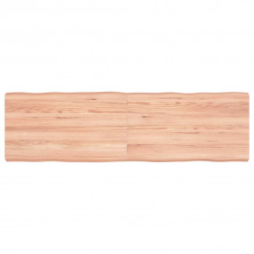 Table Top Light brown Solid Oak Wood 55.1x15.7 in Folda...