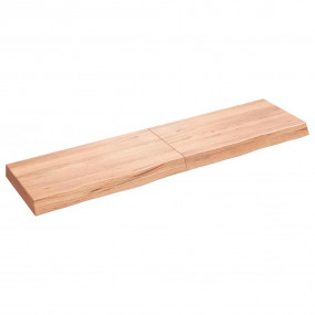 Wall Shelf Light brown Solid oak wood Medium Foldable