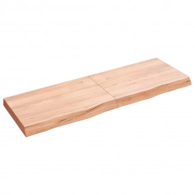 Wall Shelf Light brown Solid oak wood Medium Foldable