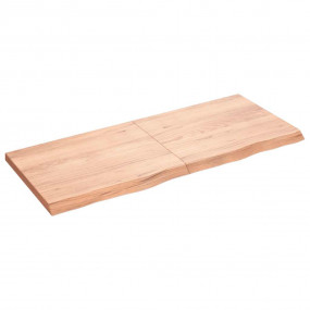 Wall Shelf Light brown Solid oak wood 47.2x19.7 in Fold...