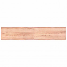 Table Top Light brown Solid oak wood with a varnish fin...