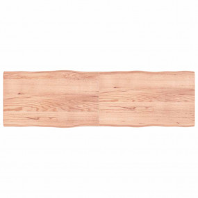 Table Top Light brown Solid oak wood 78.7 in Foldable T...