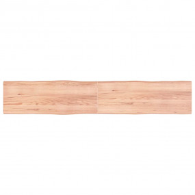 Table Top Light brown Solid oak wood 86.6 x 15.7 in Fol...