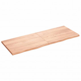 Wall Shelf Light brown Solid oak wood Large Foldable Wa...