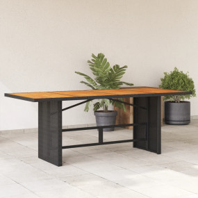 Garden Table Black