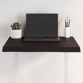 Table Top Dark Brown Solid oak wood Medium