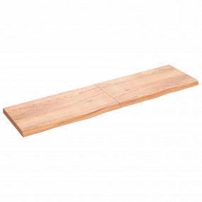 Wall Shelf Light brown Solid oak wood