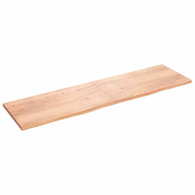 Wall Shelf Light brown Solid oak wood 86.6 x 23.6 Folda...