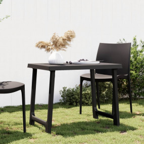 Imag:Camping Table Anthracite Polypropylene (PP) Medium Modern