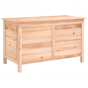 Cushion Box Natural Wood Solid Fir Wood Large Cushion B...