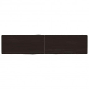 Table Top Dark brown Solid oak wood Large Foldable Tabl...