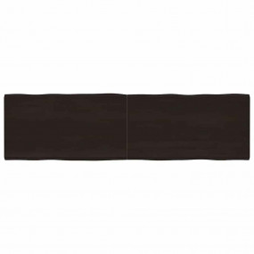 Table Top Dark brown Solid oak wood with dark finish