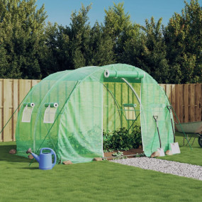Greenhouse Green Polyethylene and galvanized steel Larg...