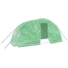 Greenhouse Green Polyethylene, Steel Large Adjustable A...