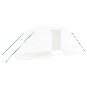 Greenhouse White PE (polyethylene), galvanized steel