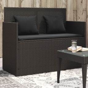 Garden Bench Black