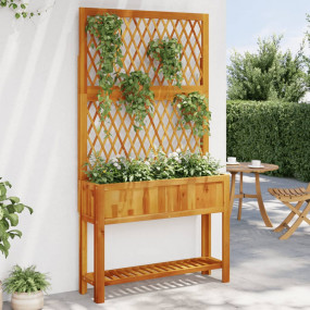 Planter Natural Acacia Solid Acacia wood Large Durable ...