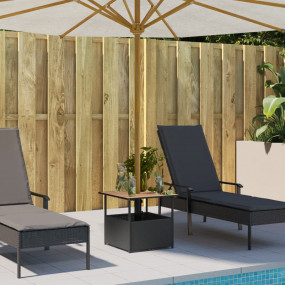 Garden Table Black and brown