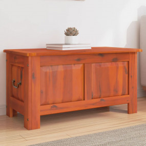 Storage Chest Brown Solid acacia wood, engineered wood ...