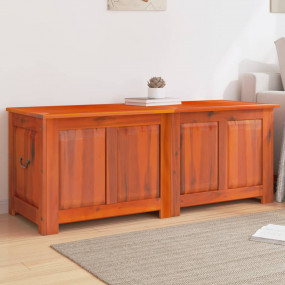 Storage Chest Brown Solid acacia wood, engineered wood ...