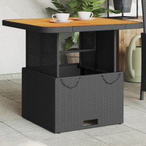 Garden Table Black and brown