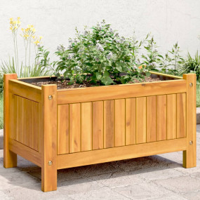 Garden Planter Natural Solid Acacia wood Standard Durab...