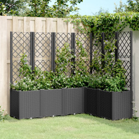 Garden Planter Black Polypropylene Large Planters