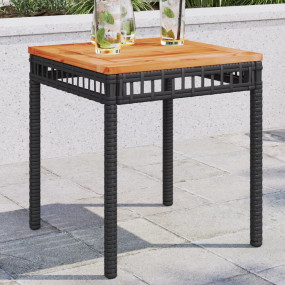Garden Table Black and Brown