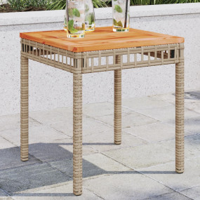 Garden Table Mix beige and brown