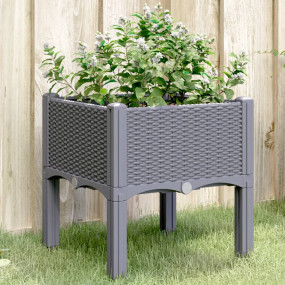 Garden Planter Blue Grey Polypropylene 15.7 x 15.7 x 16...