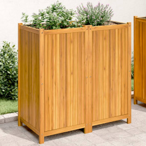 Garden Planter Natural Acacia Solid Acacia wood Large