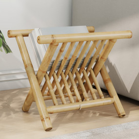 Magazine Rack Natural Bamboo Bamboo 16.5 in x 12.0 in x...