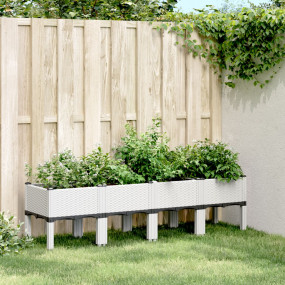 Garden Planter White Polypropylene (PP) Large Decorativ...