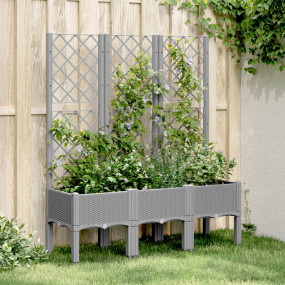 Garden Planter Light grey Polypropylene 47.2 x 15.7 x 5...