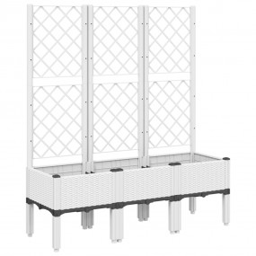 Garden Planter White Polypropylene Large  Planters