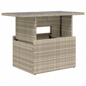 Garden Table Light Gray