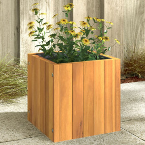 Garden Planter Natural wood Solid Acacia wood Small  Du...