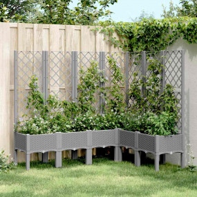 Garden Planter Light gray Polypropylene 63.0 x 47.2 x 5...