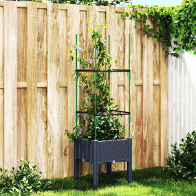 Garden Planter Blue Grey Polypropylene Medium Planters
