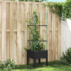 Garden Planter Black Polypropylene Large Planters
