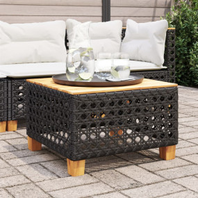 Garden Table Black and Brown