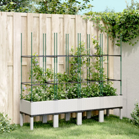 Garden Planter White Polypropylene Large Garden Planter