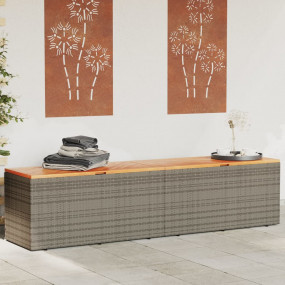 Garden Storage Box Grey and brown