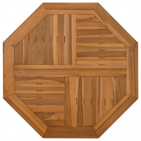 Table Top Natural Teak Solid teak wood Medium Durable T...