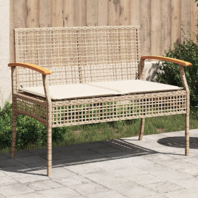 Garden Bench Beige and Brown