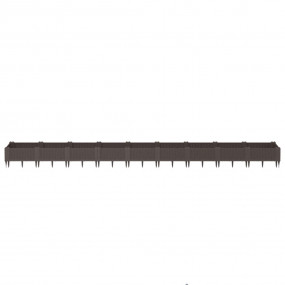 Garden Planter Brown Polypropylene Large Modular Garden...