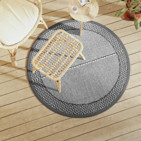 Outdoor Carpet Grey Polypropylene (PP) 47.2 in Portable