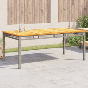Garden Table Grey and Brown