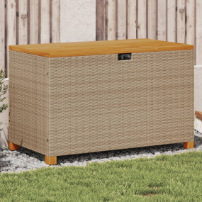 Garden Storage Box Beige and brown
